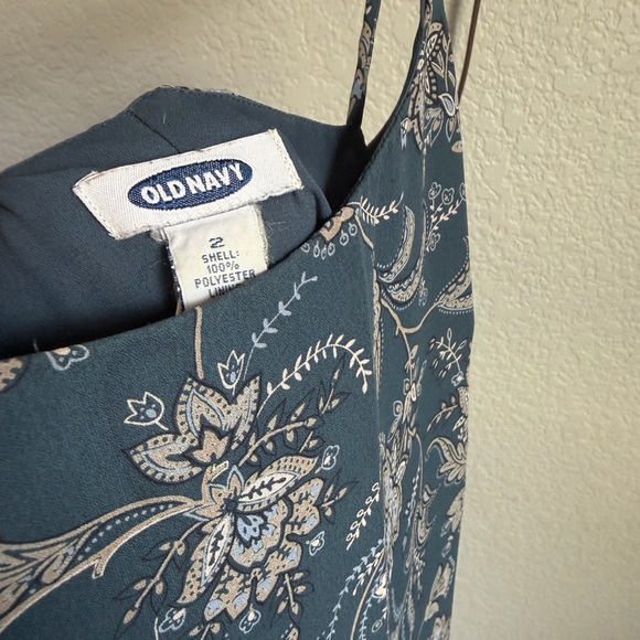 Old Navy Blue and White Floral Maxi Dress - Picture 3 of 3